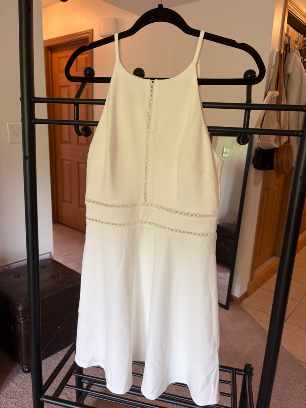 Classic White Halter Dress